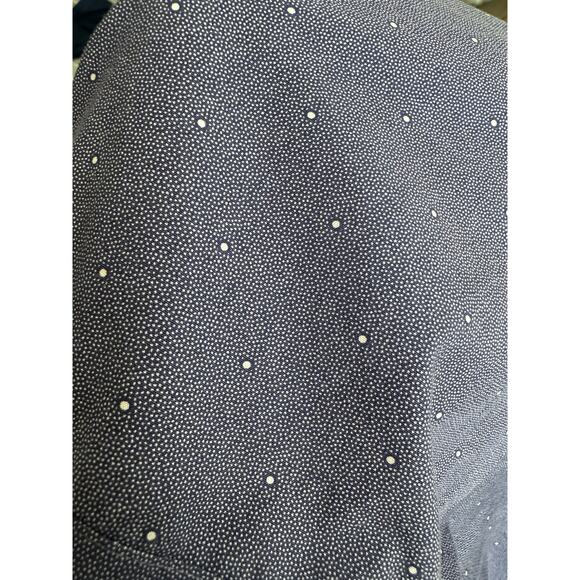 Michael Kors Blue White Dots Slim Fit Airsoft Cotton LS Button Down 17 32/33 - Picture 3 of 6